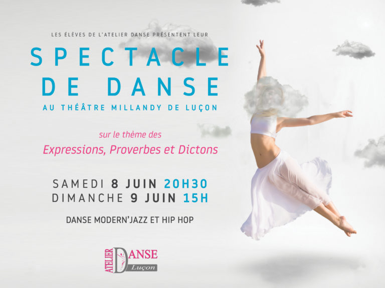 affiche spectacle atelier danse 2019